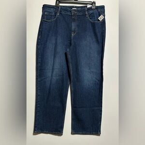 Old Navy Blue slim wide Leg  High Rise Jeans
